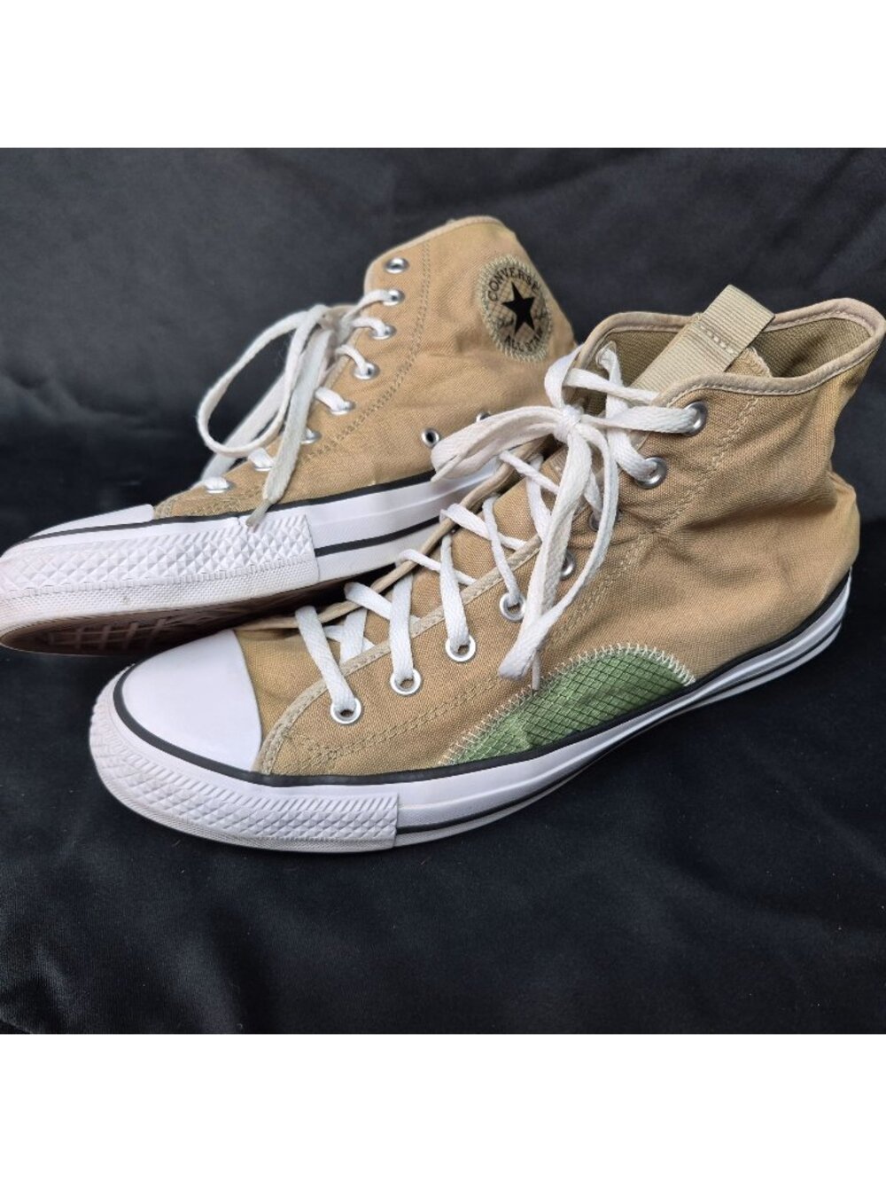 Converse Chuck Taylor All Star Hi Earth Tones Beige Shoes Sneakers Sz M 12